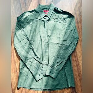 HUGO Olive Green Shirt Jacket